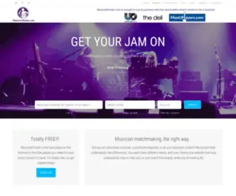 Musicianfinder.com(Get Your Jam On) Screenshot