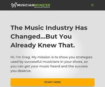 Musicianmonster.com(Musicianmonster) Screenshot