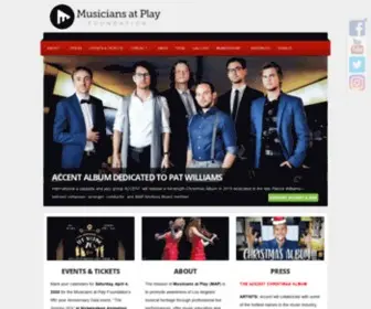 Musiciansatplay.org(A non profit organization) Screenshot