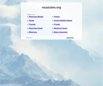 Musicians.org(Musicians) Screenshot