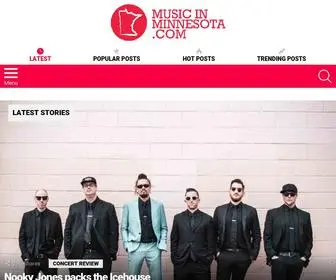 Musicinminnesota.com(Music In Minnesota) Screenshot