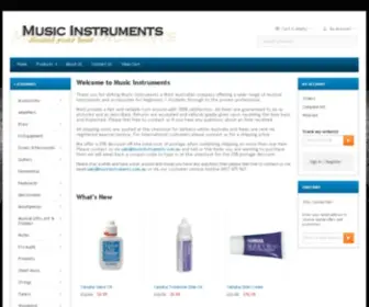 Musicinstruments.com.au(Music Instruments) Screenshot