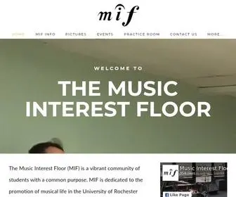 Musicinterestfloor.net(Music Interest Floor) Screenshot
