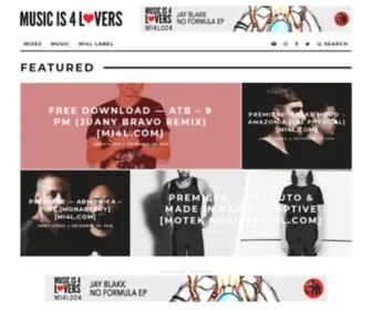 Musicis4Lovers.com(Online Magazine) Screenshot