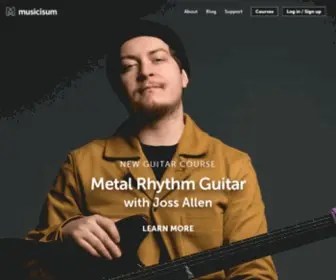 Musicisum.net(The best way to learn music online) Screenshot