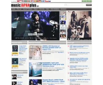 MusicJapanplus.jp(Jpop, Jrock, and visual kei) Screenshot