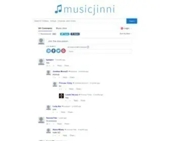 MusicJinni.com(Music Jinni) Screenshot