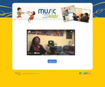 Musickidsprogram.com(Music Kids) Screenshot