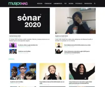 Musickmag.com(Adictos a la buena música) Screenshot