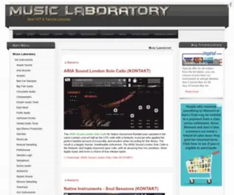 Musiclaboratory.org(Musiclaboratory) Screenshot