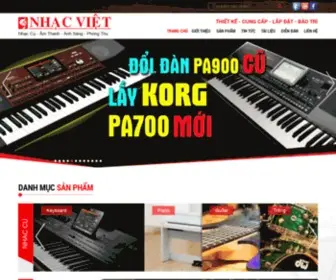 Musicland.com.vn(CÔNG TY NHẠC VIỆT) Screenshot