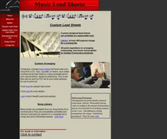 Musicleadsheets.com(Musicleadsheets) Screenshot