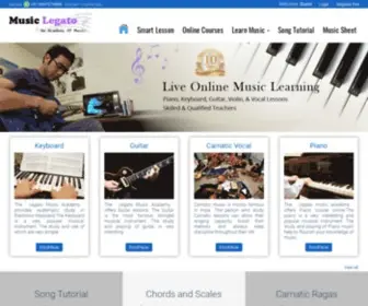 Musiclegato.com(Legato Music Academy) Screenshot