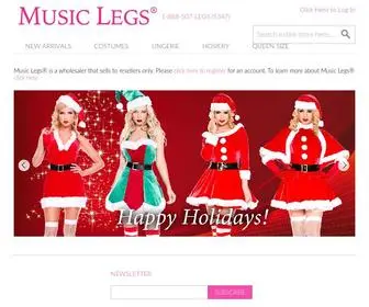 Musiclegs.com(Music Legs®) Screenshot