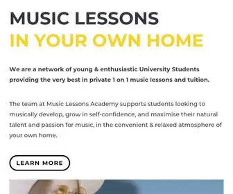 Musiclessonsacademy.com.au(In Home Music Lessons) Screenshot