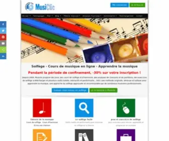 Musiclic.com(Apprendre le solfège) Screenshot