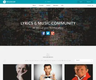Musicloversgroup.com(Everything about your favorite artists) Screenshot