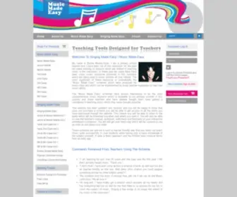 Musicmadeeasy.ie(Music Made Easy teaching scheme for primary school teachers in Ireland) Screenshot