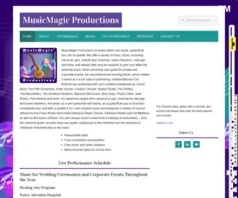 MusicmagicProductions.com(MusicMagic Productions) Screenshot