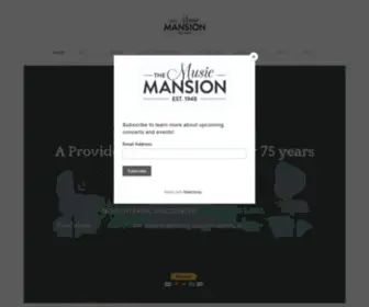 Musicmansion.org(The Music Mansion) Screenshot