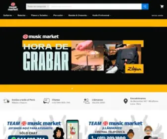 Musicmarket.com.pe(Tienda de instrumentos musicales) Screenshot