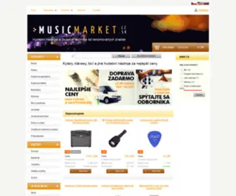 Musicmarket.cz(Musicmarket) Screenshot