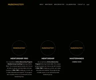 Musicmastery.com(Charlie Walk's Music Mastery) Screenshot