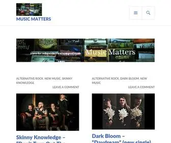 Musicmattersgb.com(Music Matters) Screenshot