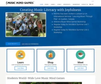 Musicmindgames.com(Music Mind Games) Screenshot