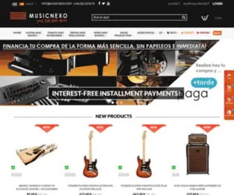 Musicnexo.com(Tienda online de instrumentos musicales) Screenshot