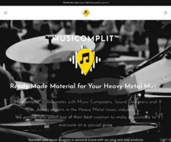 Musicomplit.com(Heavy Metal Music Tools and Plug) Screenshot