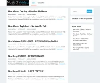 Musiconfriday.com(Musiconfriday) Screenshot