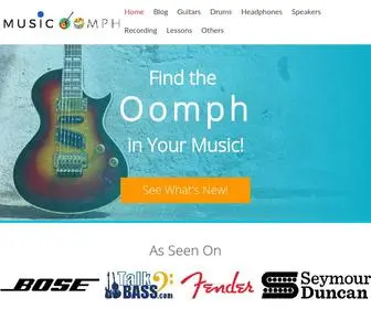 Musicoomph.com(Music Oomph) Screenshot