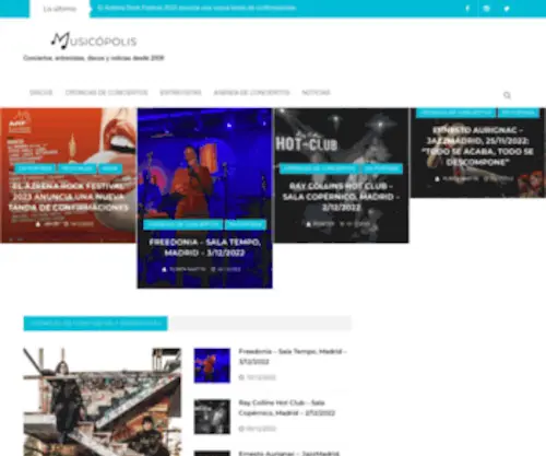 Musicopolis.es(Aquí están las esperadas novedades del Mad Cool del año que viene) Screenshot