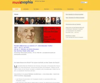 Musicosophia.com(Musicosophia) Screenshot