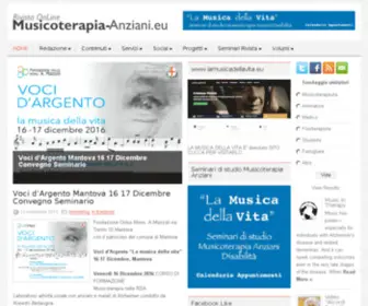 Musicoterapia-Anziani.eu(Musicoterapia Anziani) Screenshot