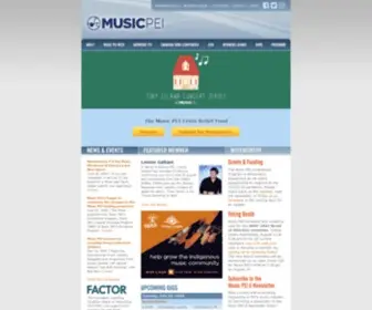 MusicPei.com(Music PEI) Screenshot