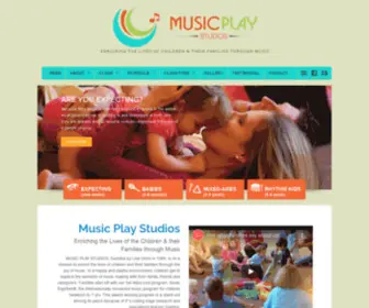 MusicPlaystudios.com(Enriching the Lives of Children & their Families through Music) Screenshot