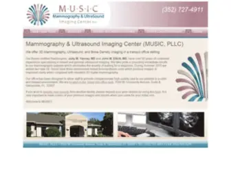 MusicPLLC.com(Mammography & Ultrasound Imaging Center (MUSIC)) Screenshot