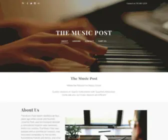 MusicPoststudio.com(About) Screenshot