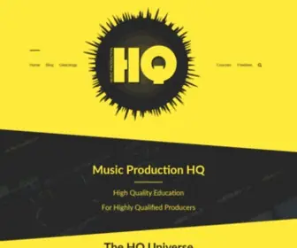MusicProductionhq.com(This is Music Production HQ) Screenshot