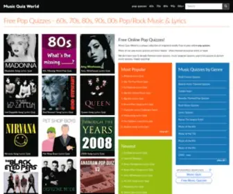 MusicquizWorld.com(Music Quiz World) Screenshot