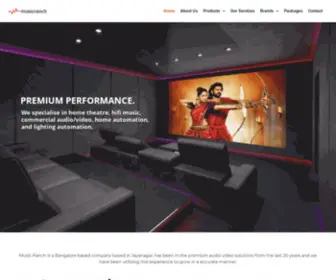 Musicranch.in(Musicranch, Home Theatre, SVS Stereo Speakers, Bangalore) Screenshot