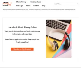Musicreadingsavant.com(Learn Basic Music Theory Online) Screenshot
