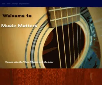 Musicreallymatters.com(Musicreallymatters) Screenshot