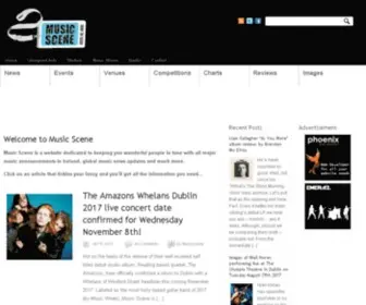 Musicscene.ie(Music Scene Ireland) Screenshot