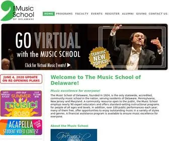 Musicschoolofdelaware.org(Musicschoolofdelaware) Screenshot