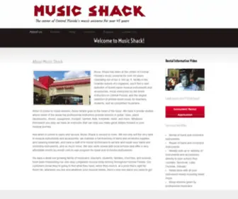 MusicshackcFl.com(Music Shack) Screenshot