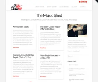 Musicshed.ca(The Music Shed) Screenshot