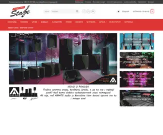 Musicshopstage.hr(Stage Music Shop) Screenshot